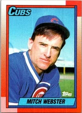 1990 Topps #502 Mitch Webster