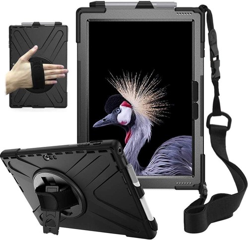 All-in-One Protective Case for Surface Pro 7 Plus/LTE - Black with Accessories - Picture 3 of 9