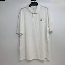 Masters Tech Golf Polo Shirt Mens XXL White