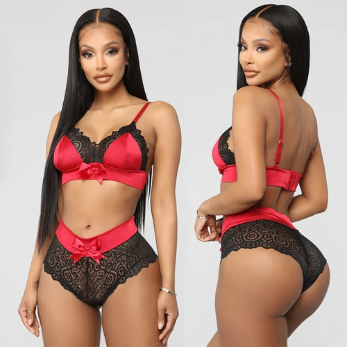 Reggiseno donna taglie forti set hot erotico sexy costumi pizzo intimo reggiseno senza cuciture - Foto 27 di 28