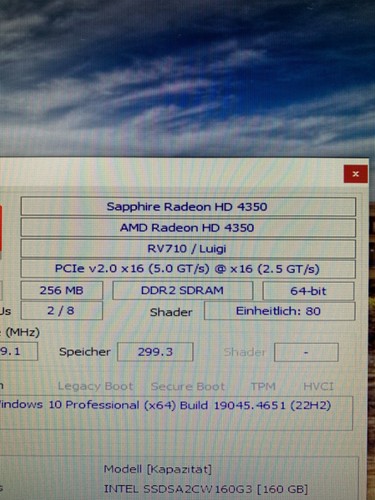 SAPPHIRE Radeon HD4350 PCI-E 256MB DDR2 DVI VGA HDMI Grafikkarte - Bild 2 von 4