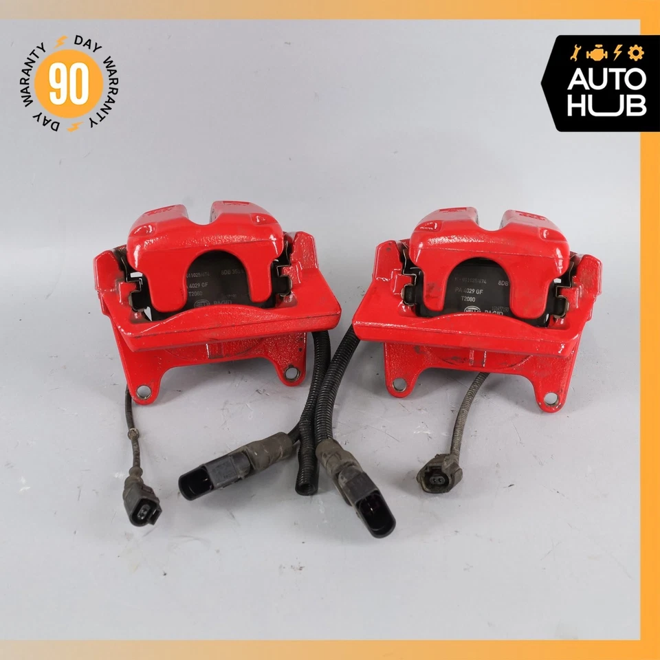 Bentley Continental GT GTC Rear Brake Caliper w/ Actuator Set 3W0698679C OEM 30k - Image 2 of 4