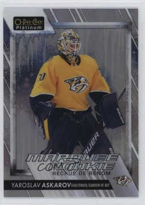 2023-24 O-Pee-Chee Platinum Arctic Freeze 53/99 Yaroslav Askarov Rookie RC 1j6p
