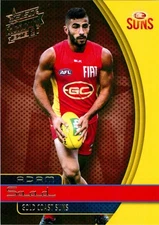 2015 Gold Coast Suns AFL Select Honours Card - Adam Saad