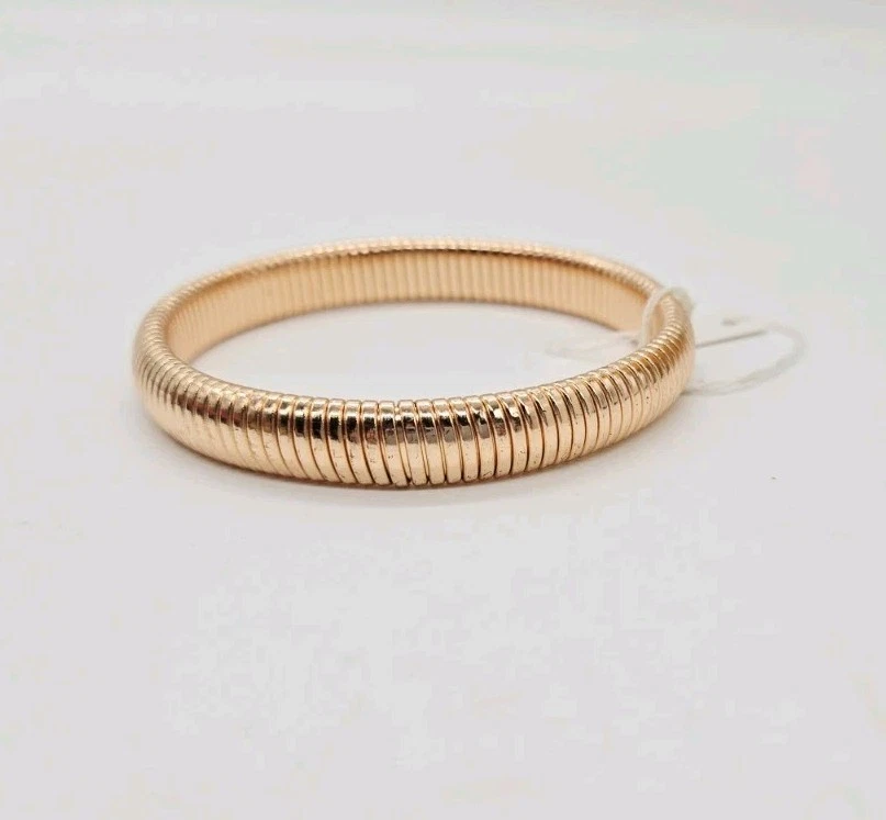 Omega эластичный браслет розовое золото тон OSFM один размер винтажный - Изображение 4 из 4