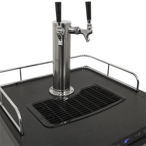 EdgeStar KC3000TWIN 24"W Freestanding Double Tap Kegerator - Stainless Steel - Picture 6 of 12