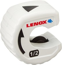 LENOX Tools Tubing Cutter for Tight Spaces, 1/2-inch 1/2-inch, White 
