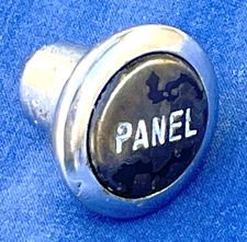 PANEL ✅ Vintage Dash Switch Control Interior Chrome Knob; 1948-1953 Dodge Truck