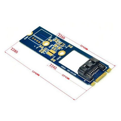 6.0Gb/s Transmission Rate M.2 to SATA Adapter Card For Win7/For Win8 32-bit B - Afbeelding 10 van 10