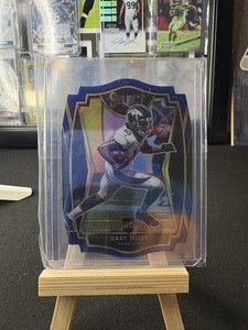 2020 Panini Select Jerry Jeudy Premier Level Blue Die-Cut RC #156 Broncos