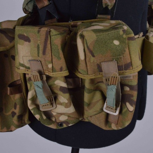 Ejército Británico PLCE MTP MOLLE Juego de Correas Tamaño Ajustable Yugo Cinturón Bolsas - Imagen 19 de 37