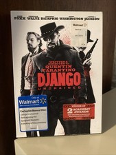Django Unchained DVD, 2012 FACTORY SEALED WITH SLIPCOVER Walmart Exclusive   