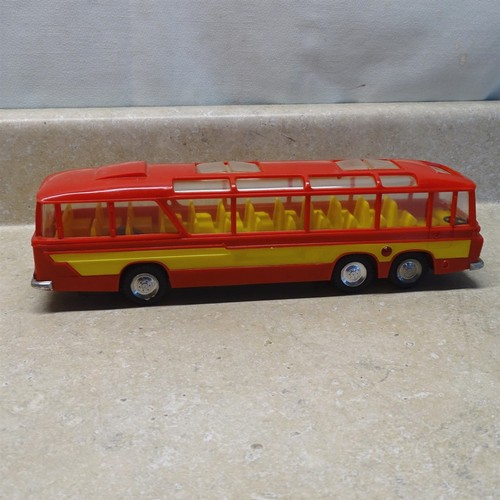 Vintage Roxy Toys Vauxhall Vega Tour Coach Bus, Plastic Friction Toy, 12" - Picture 3 of 12