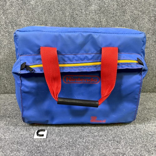 Vintage 1988 Original Nintendo NES Z Tasche Konsole System Tragetasche weiche Seite - Bild 2 von 15