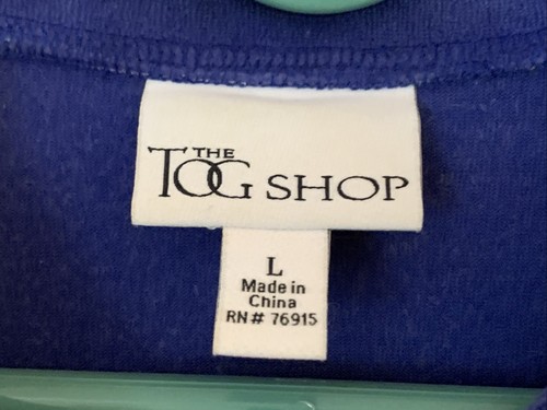 Accappatoio TOG Shop Velluto Full Zip Tasche Cotone Maxi Tg L Blu Donna - Foto 2 di 6