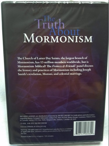 NEW!! Frances & Friends: The Truth About Mormonism DVD (2012) - FACTORY SEALED!! - Picture 2 of 2