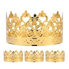  4 Pcs Kronenkuchen Dekoration Kuchendekoration Kuchendeckel Königskrone