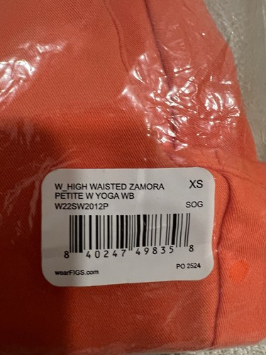 Figs Women  -Bottom-High Wasted Zamora Petite W Yoga WB-XS - Picture 2 of 5