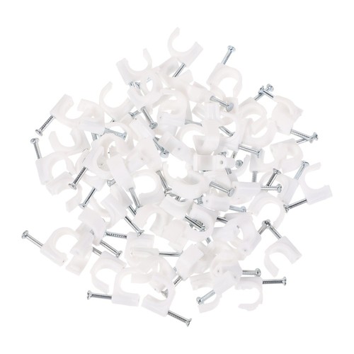 500 Pcs Kabelbinder Breitbandleitungsclips Kabelmanagement-Clips - Bild 2 von 12