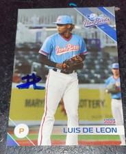 Luis De Leon Ip Signed 2024 Choice Ironbirds Card Orioles Top Prospect GTP
