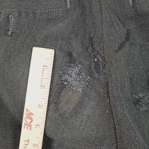 Vintage Filson Wollhose Herren 32 grau Whipcord Arbeitskleidung abgenutzt repariert USA - Bild 19 von 24