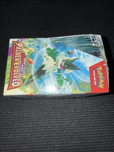 Caja de refuerzo SV Paldea Evolved SELLADA (36 paquetes de cartas de Pokémon AUTÉNTICAS) - Imagen 7 de 8