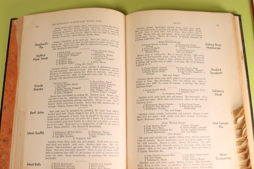 The Household Searchlight Recipe Book Vintage 1939 Cookbook w/tabs HC - Picture 24 of 24