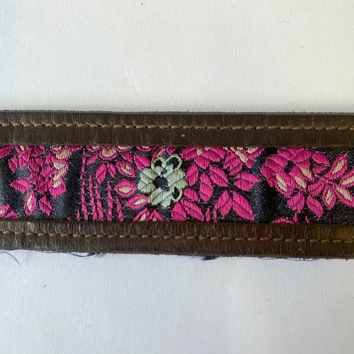 Paul Smith Lila Blumen Ledergürtel 30-34 76-86 S/M/L Unterschrift Damen - Picture 4 of 8