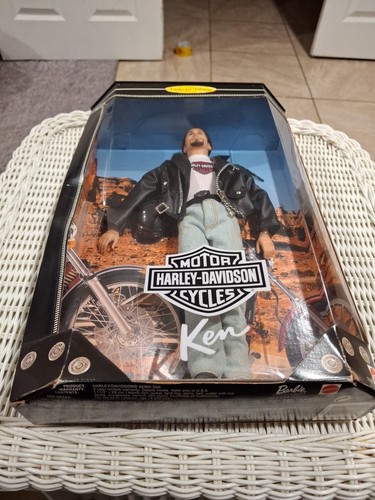1998 Barbie Harley Davidson KEN Doll Collector Edition Mattel 22255 New In Box - Picture 1 of 9