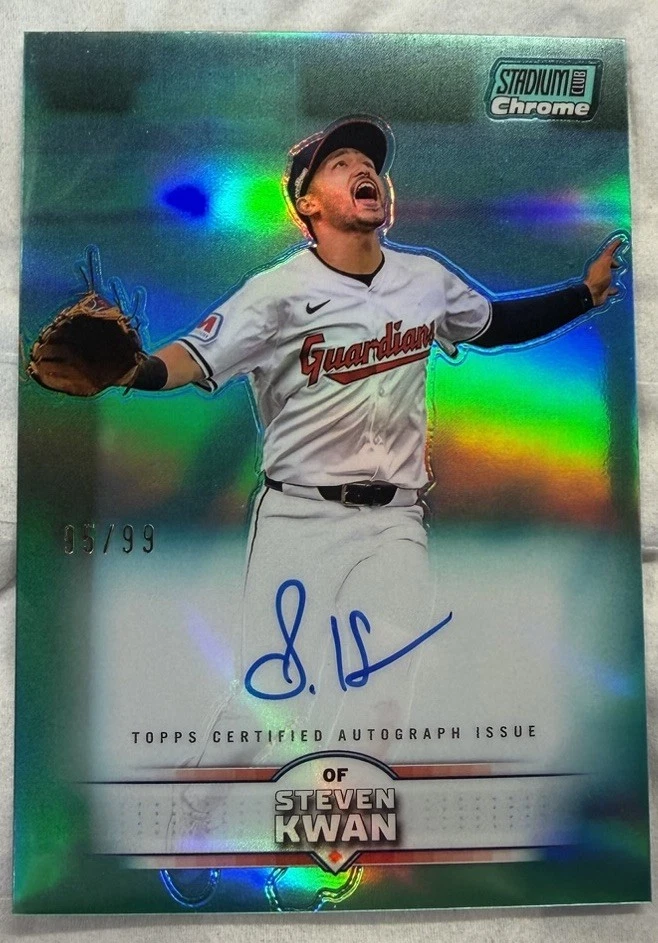 スティーブン　クワン　topps stadium club ルーキー　サイン 2025 Topps Stadium Club - Steven Kwan #SCCA-SK for sale | eBay