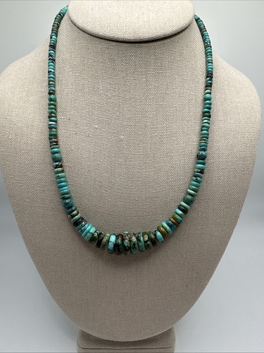 Jay King Natural Sacred Cloud Mountain Turquoise Sterling Silver Disc Necklace - Picture 1 of 10