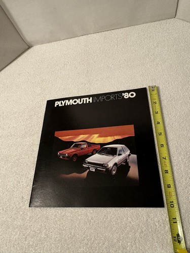 Original 1980 PLYMOUTH IMPORTS NEW CAR SALES BROCHURE Ad Catalog - Picture 9 of 9