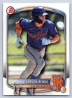 CARSON BENGE METS  2025 BOWMAN DRAFT #BD-138