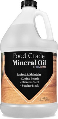 MAXTITE Mineral Oil for Cutting Boards, Knives, and All Wood Care - 1 Gallon