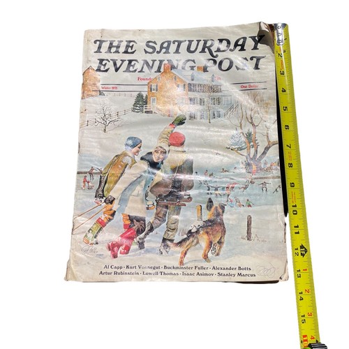 Vintage Saturday Evening Post magazine winter 1971 - Picture 1 of 10