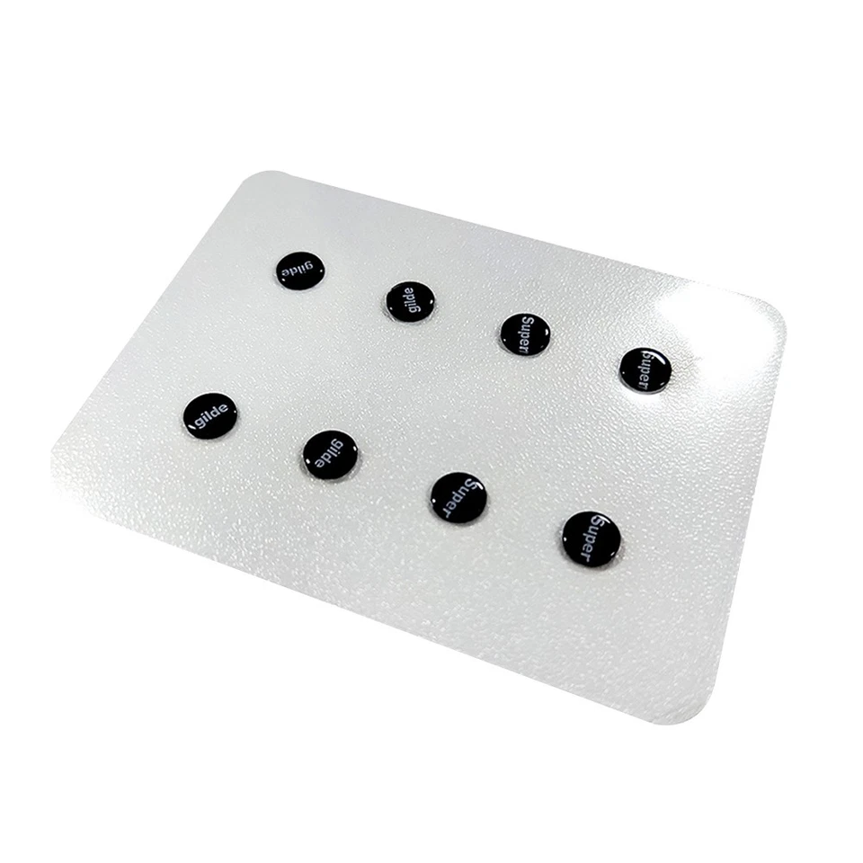 1 Stück Glas Maus Schlittschuhe Füße Pads Universal kleine runde Punkte Aufkleber DIY1638