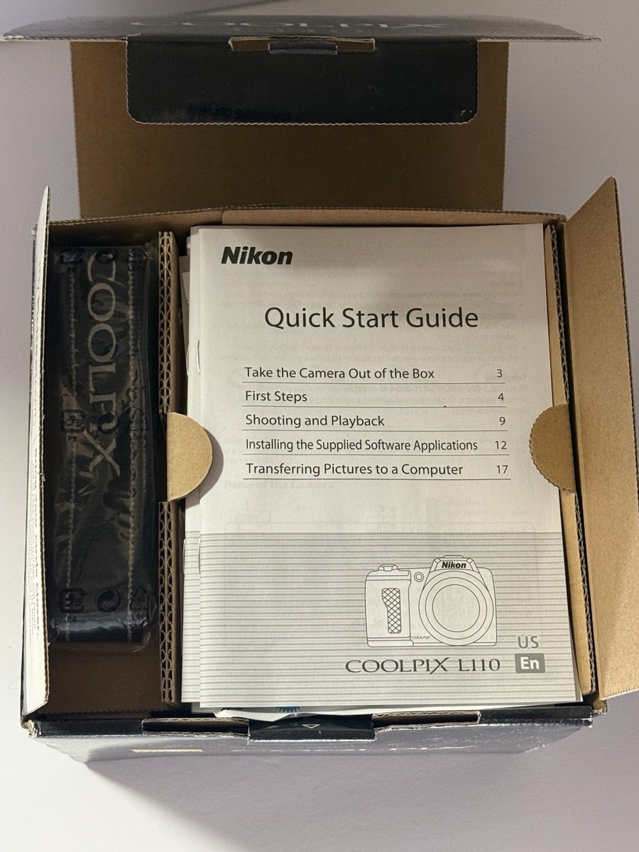 Nikon COOLPIX L110 12.1MP Digital Camera - Black for sale