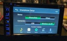 Pioneer 6" Touch Car Radio Bluetooth CD DVD Sirius Pandora Spotify USB AUX Mic