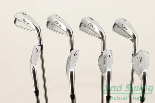 Titleist 2023 T100 Iron Set 4-PW AW Graphite Stiff Right +1/4" - Picture 3 of 9