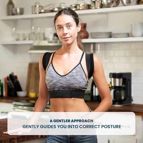 Posture Corrector - Fully Adjustable Breathable Clavicle Chest Back Support B... - Picture 2 of 8