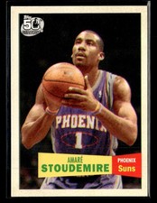 2007-08 Topps #1 Amare Stoudemire 1957-58 Variations Card Phoenix Suns