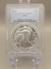 1987 $1 American Silver Eagle PCGS MS69