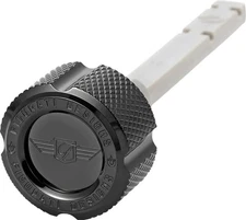 Figurati Designs Magnetic Trans. Oil Dipstick Knurled Black #FD01-MAGTD-KN-BLK