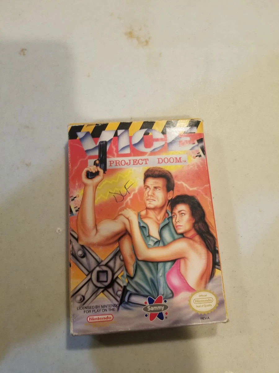 Jeu NES Vice: Project Doom CIB (Complet) - État Comme Neuf