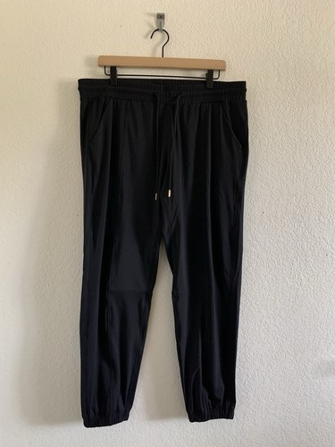 Zyia Active Black Tapered Jogger Pants Women's Size XL Activewear Athletic