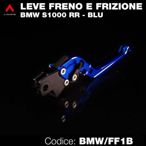 Kit leva frizione e leva freno nere e blu per BMW S1000 RR - Picture 2 of 5