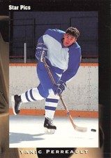 1991 Star Pics #22 Yanic Perreault Toronto Maple Leafs
