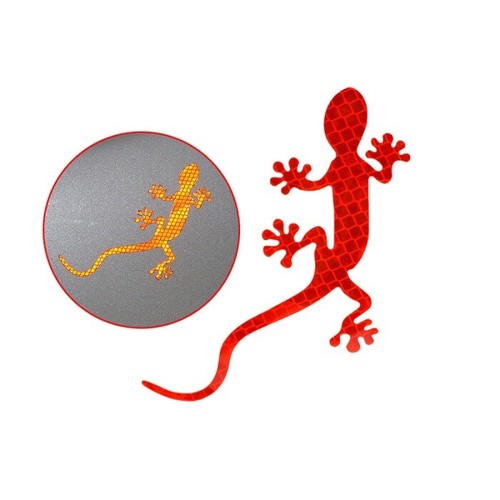GECKO Reflektor Leuchtaufkleber Leuchtsticker reflektierend Echse Auto Car Mega - Bild 20 von 23