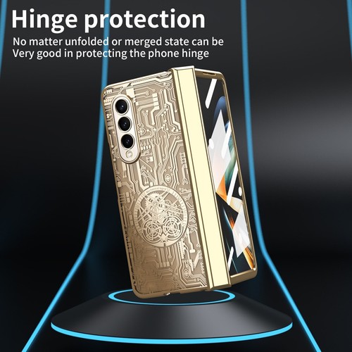Funda Teléfono Para Samsung Galaxy Z Plegable 5 4 3 2 Protector Pantalla Incorporado - Imagen 3 de 12