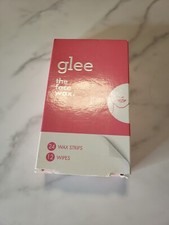 Glee The Face Wax Hair Removal Strips for Women 24 Count 12 wipes NEW